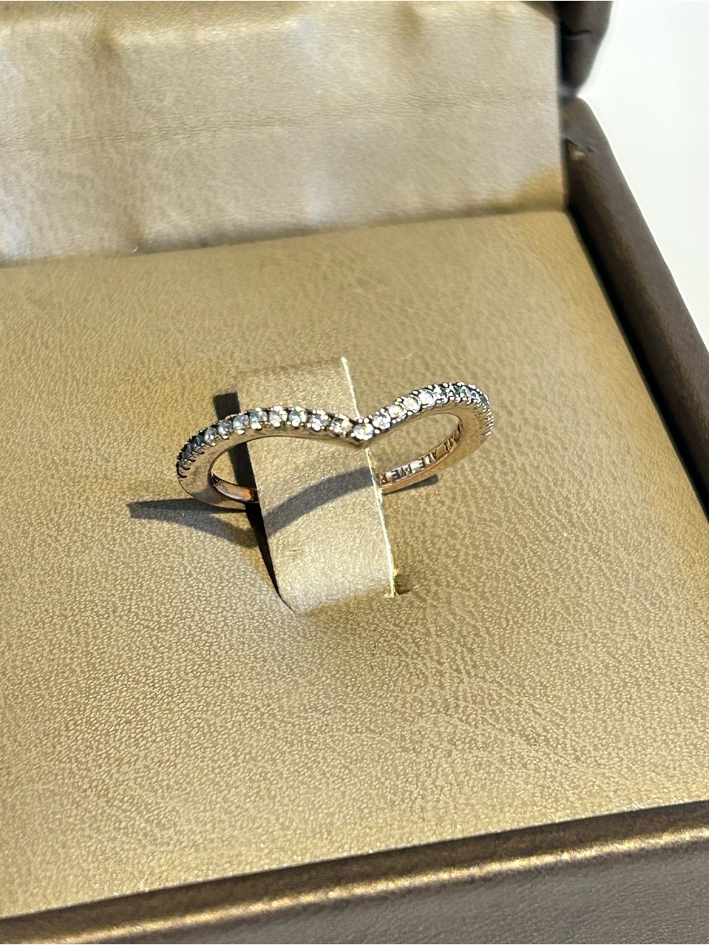 Pandora Wishbone Ring Size 52/ US 6 - Picture 2 of 8